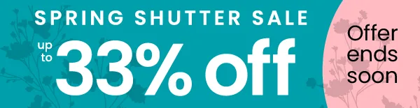 Perfect Shutters Spring Sale